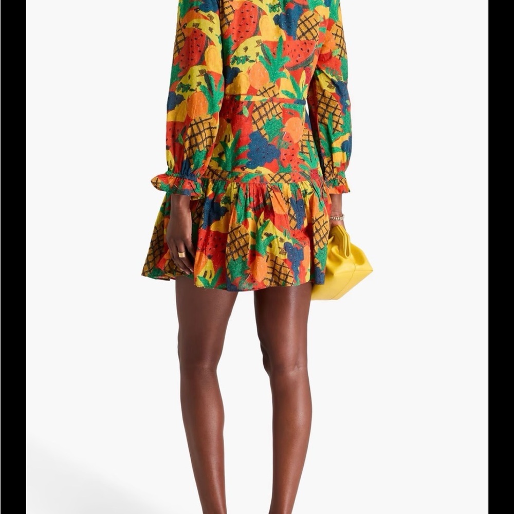 FARM Rio Multi-Color Tropical Print Mini Dress - Picture 2 of 5